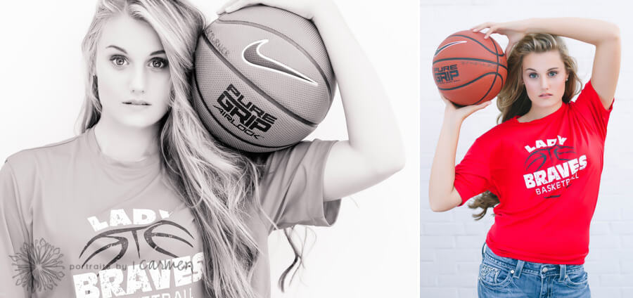 Senior Portraits Columbus Ohio girl basketball
