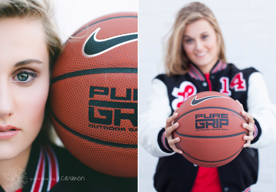 Senior Portraits Columbus Ohio girl basketball